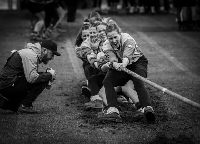 COMP 1 Mono Print 18 Take The Strain by Martin Bamford