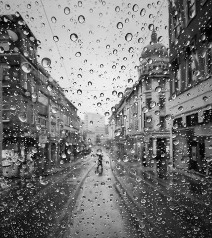 COMP 2 Mono Print 19 Droplets by Zahyr Caan