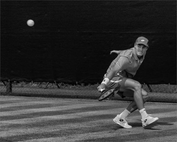 COMP 4 MONO PRINT 18 BACKHAND by Derek Martin