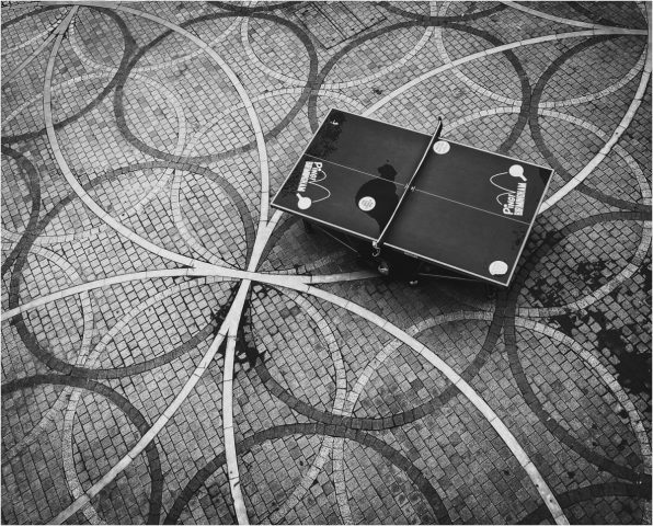 COMP 5 MONO PRINT 18 Ping Pong by Linda Cooper-Clayton